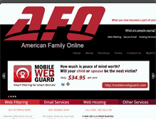 Tablet Screenshot of afo.net